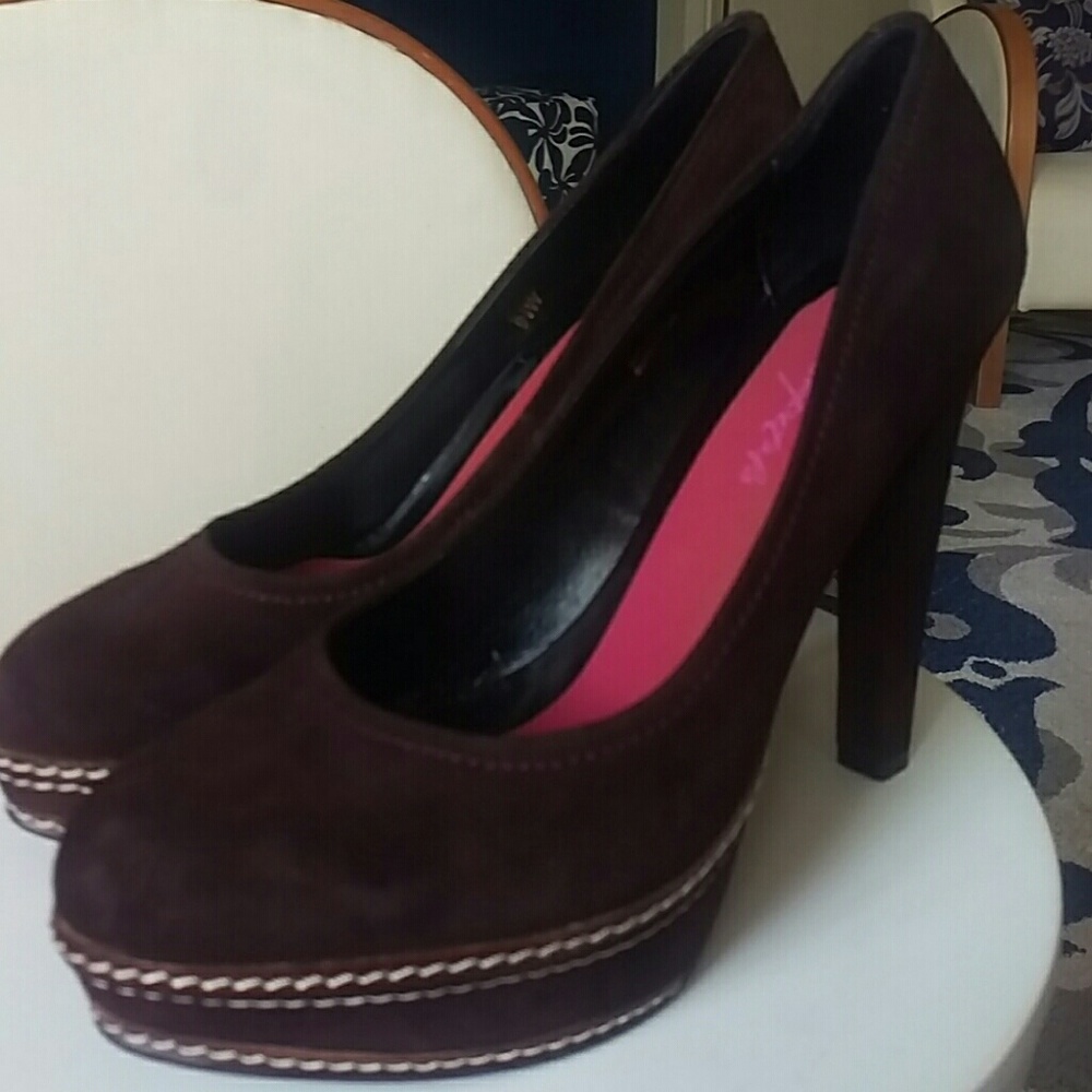 Paco Gil brown suede platforms - Picture 2 of 6